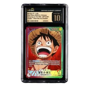 CGC 10 PRISTINE 2025 One Piece Monkey D. Luffy OP13-001 Alternate Art Leader [CHINESE]