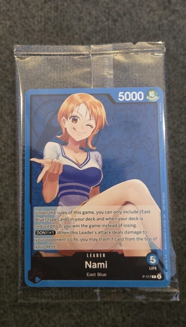 ONE PIECE Nami - P-117 Promo Leader Card & Event Card OP13-077 C [ENGLISH] [SEALED]